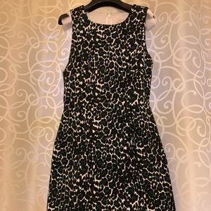 JCrew Factory leopard print dress